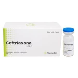 CEFTRIAXONA AMP 1GR X 10 UND