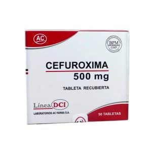 CEFUROXIMA 500MG X 50 TAB.