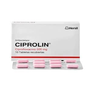 CIPROLIN 500 MG X 10 TAB