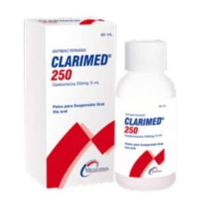 CLARIMED 250ML SUSP X 60 ML.