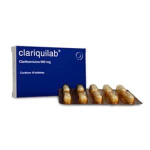 CLARIQUILAB 500 MG X 10 TB