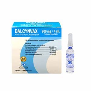 CLINDAMICINA AMP 600MG/4ML X50