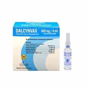 CLINDAMICINA (DALCYNVAX) 600MG/4ML X 25 AMP