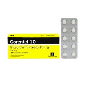 CORENTEL 10 MG N/P X 30 COMP