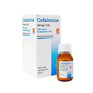 CEFALEXINA 250MG/5ML X 60 ML