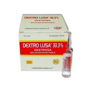 DEXTROSA 33%( LUSA )AMP 20ML X 25 UND