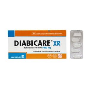 DIABICARE XR 1000MG X 30 TAB (BONIF 1+1 X SISTEMA)