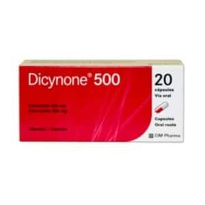 DICYNONE 500MG X 20 CAP