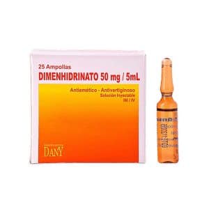 DIMENHIDRINATO AMP 50MG X 25