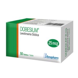 LEVOTIROXINA 25MCG(DOBESIUM )X50 TAB