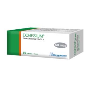 LEVOTIROXINA 50MCG (DOBESIUM) X 50 UND