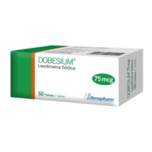 LEVOTIROXINA 75MCG(DOBESIUM ) X 50 TAB