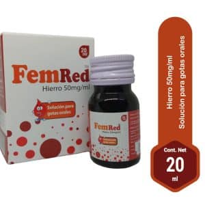FEMRED 50MG/ML (HIERRO) X 20 ML GOTAS