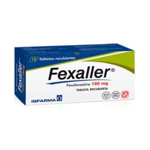 Fexofenadina - Fexaller 180mg x 10 tabletas