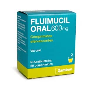 FLUIMUCIL ORAL 600 MG X 20 COM