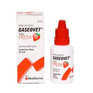 GASEOVET GOTAS FRESA X 15 ML
