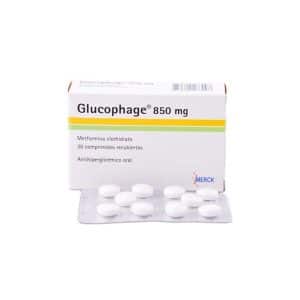 GLUCOPHAGE 850 MG X 30 COM