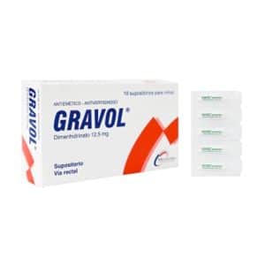 GRAVOL SUPOSITORIO NINOS X 10
