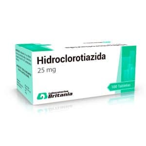 HIDROCLOROTIAZIDA 25MG X 100TA