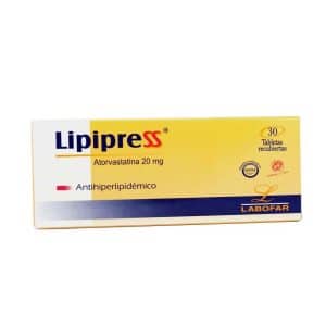 LIPIPRESS 20 MG X 30 TAB