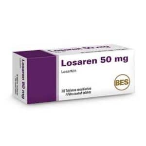 LOSARTAN (LOSAREN 50MG) X 30 TAB