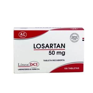LOSARTAN 50 MG X 100 TAB
