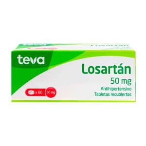 LOSARTAN 50 MG X 60 TAB