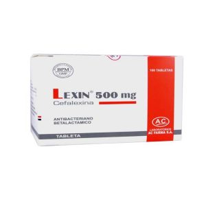 LEXIN 500 MG x 100 TAB
