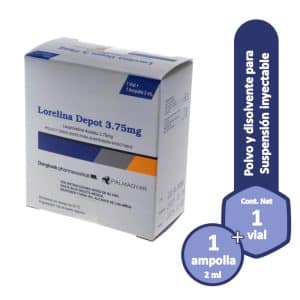 LORELINA DEPOT 3.75MG SOLUCION INYECTABLE X 1 UND