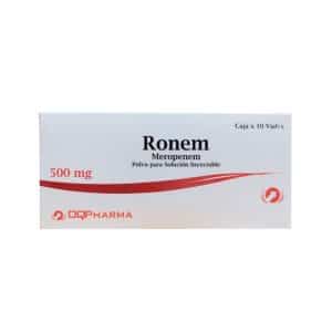 MEROPENEM 500MG (RONEN) IV X 10 AMP.