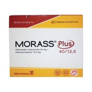 MORASS PLUS 40MG/12.5MG X 30 TAB (BONIF 1+1 POR SISTEMA)