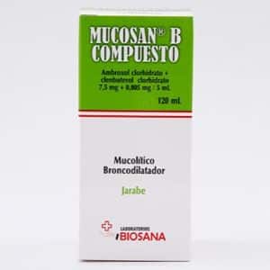 MUCOSAN B COMPUESTO 7.5MG/0.05MG/5ML X 120ML