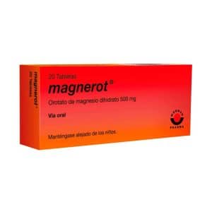 MAGNEROT 500MG X 20 TAB
