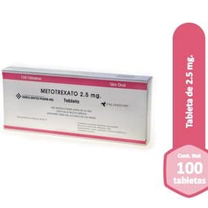 METOTREXATO 2.5MG X 100 TAB