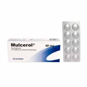 Mulcerol 40 mg x 30 tabletas
