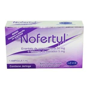 NOFERTYL AMP 50MG/5MG/1ML X 1
