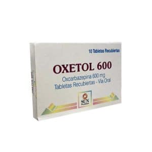 OXETOL-OXCARBAMAZEPINA 600 MG X 10 TAB.