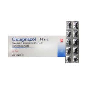 OMEPRAZOL 20 MG X 100 CAP