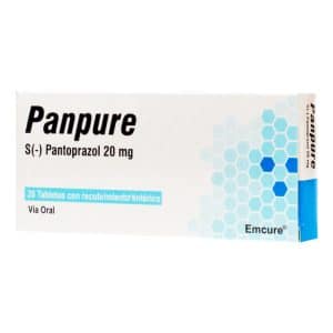 PANPURE 20MG - LEVOPANTOPRAZOL - CAJA X 20 TAB