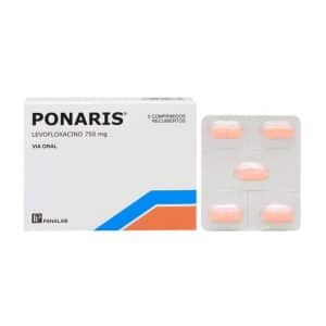 PONARIS 750 MG X 5 COMP.