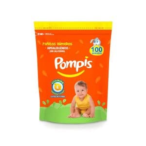 TOALLITAS HUMEDAS POMPIS X 100 UND