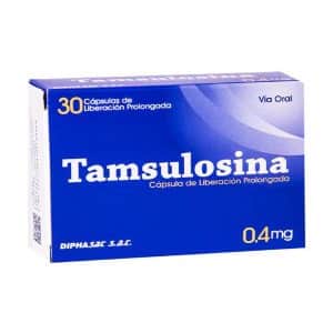 TAMSULOSINA 0.4MG X 30 CAP