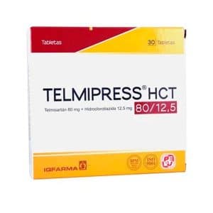 Telmipress HCT 80/12.5mg x 30 tabletas