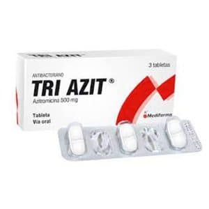 TRI-AZIT 500 MG X 15 COM