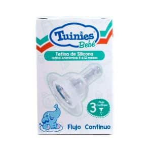 Tetina Tuinies Silicona N°3 Flujo Continuo