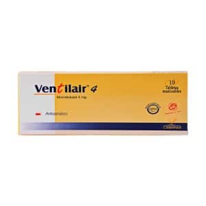 VENTILAIR 4 MG X 10 TAB