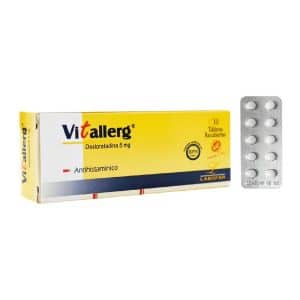 VITALLERG 5 MG X 10 TAB.