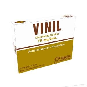 VINIL AMP 75MG/3ML X 6