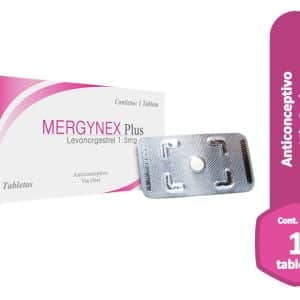 MERGYNEX PLUS (ANTICONCEPTIVO) - 1 TABLETA