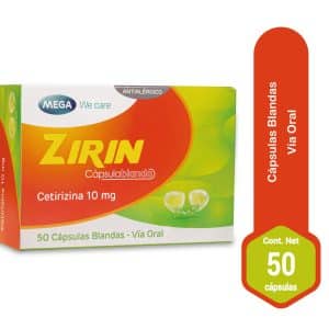 ZIRIN (CETIRIZINA) 10 MG X 50 CAP
